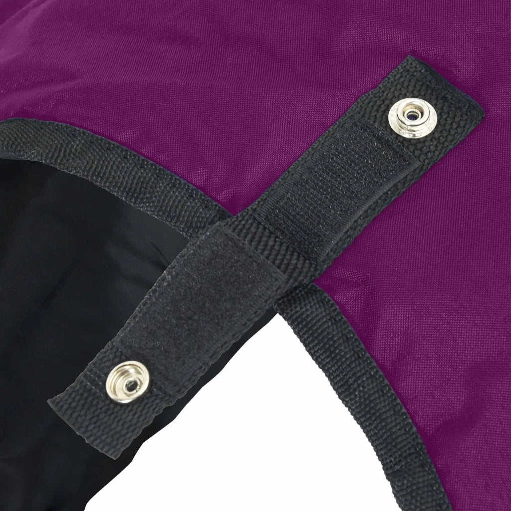 Coperta per Cavalli Verde Scuro e Nero 165 cm Poliestere 42013166