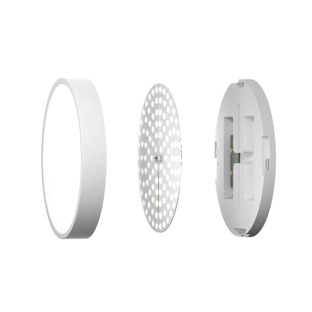 Plafoniera minimal bianca 40cm LED 32W CCT IP44 Italux