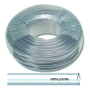 Fitt FV26128 Tubo in PVC Antigelo per Irrigazione Diametro 8x12 mm Lunghezza 150 Metri Molto Flessibile Privato di Cadmio e Bario colore Trasparente