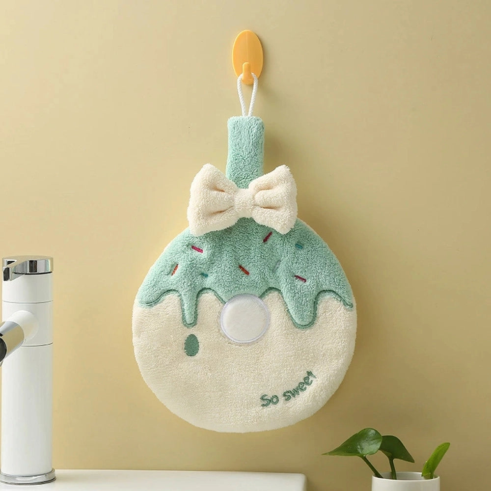 Trade Shop - Asciugamano Assorbente Salvietta Asciugatura Rapida Stile Dolci Per Cucina Bagno 10775 -