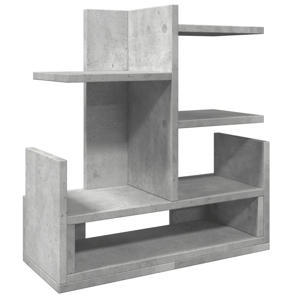 Organizer Scrivania Grigio Cemento 49x20x52,5 cm Multistrato
