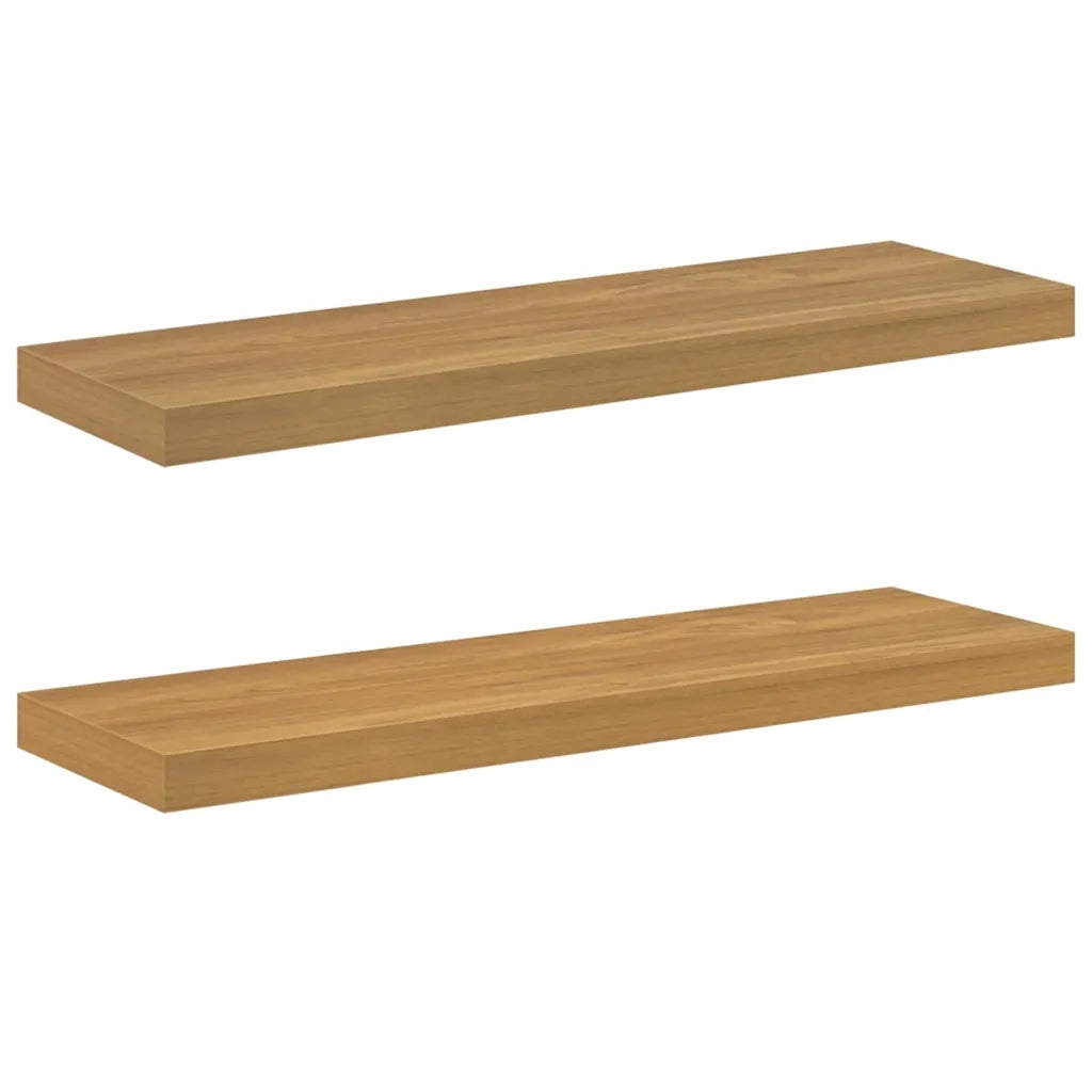 Scaffale da parete 2 pcs Marrone 80 x 23,5 x 4 cm 42019951