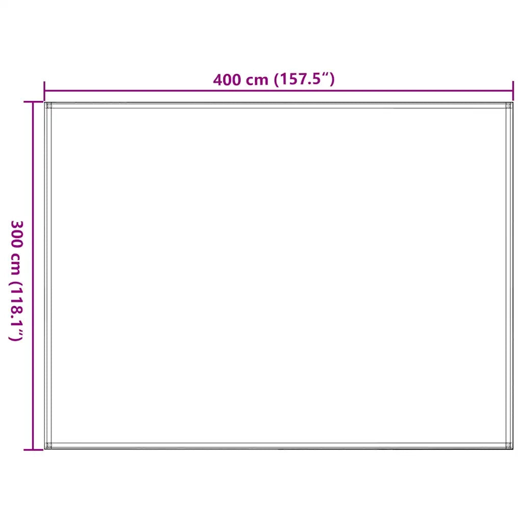 Tappeto da tenda 300x400 cm Antracite 91264
