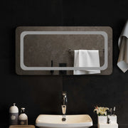 Specchio da bagno LED Trasparente 80 x 40 cm vetro temperato 42045835