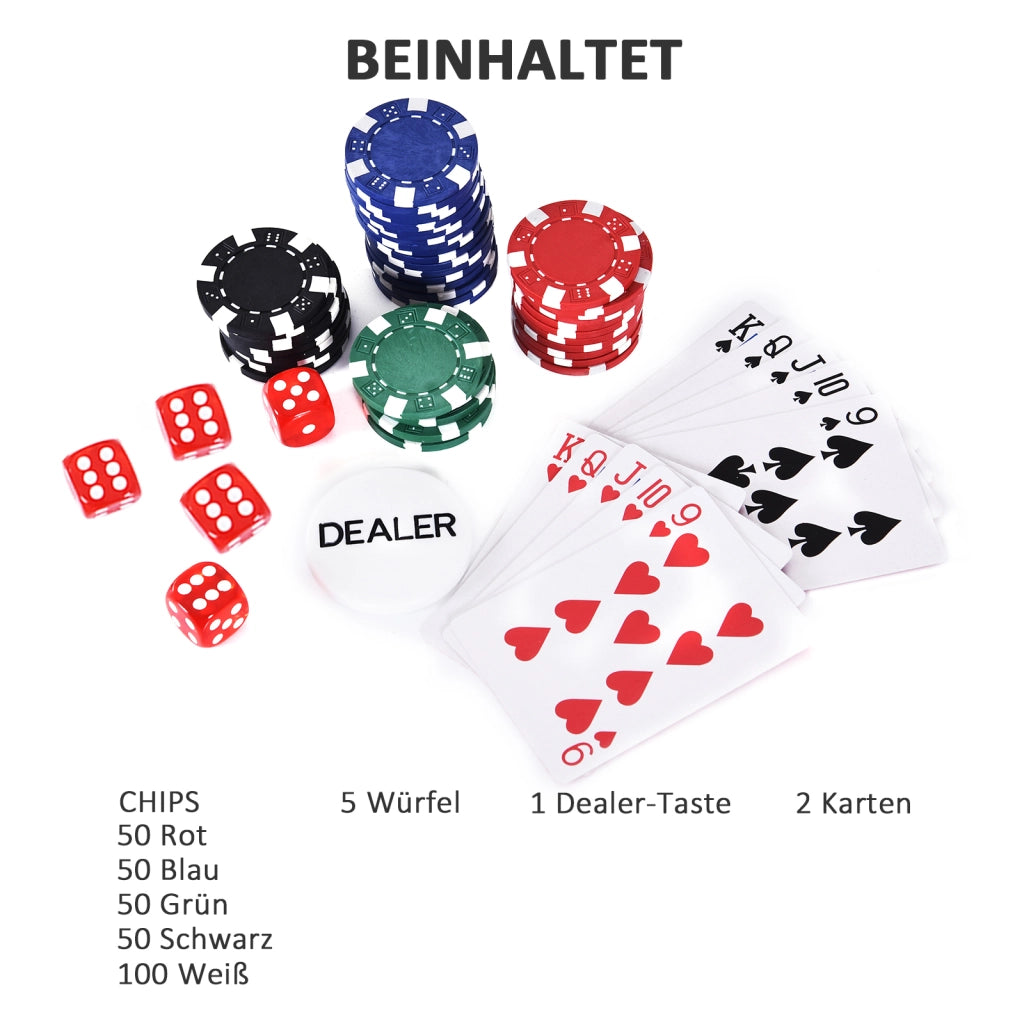 Set da Poker 200 Chip ¨C Minimal ¨C 29.5x20.5x6.5 cm