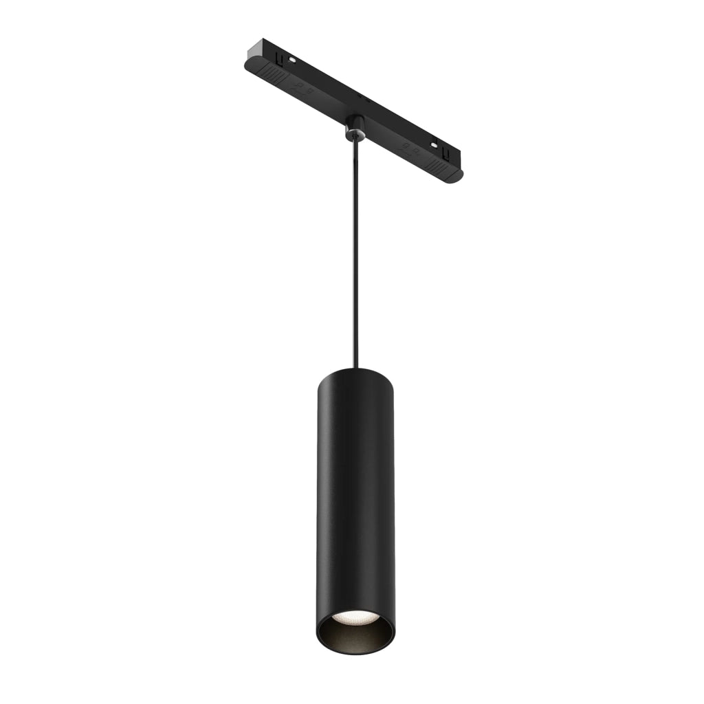 Maytoni Lampada da binario a sospensione Exility Focus LED 1 luce LED integrato nero metallo