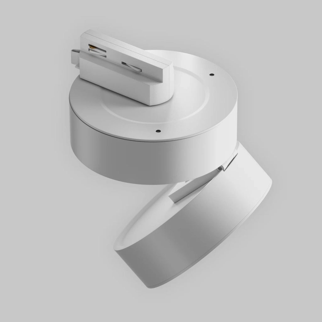 Maytoni Faretto Da Binario Onda 1 luce LED integrato bianco alluminio