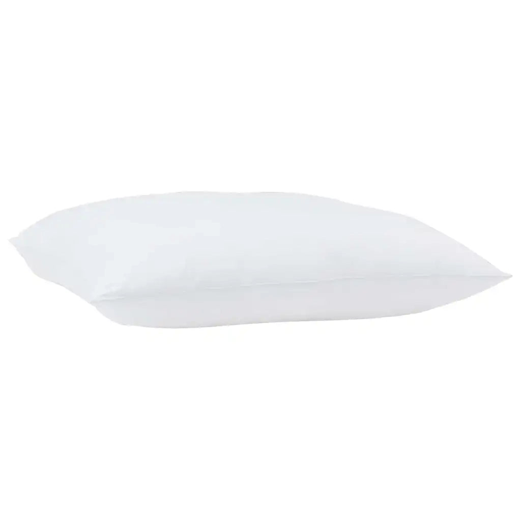 Cuscino 2 pcs Bianco 70 x 60 x 20 cm Cotone e Poliestere 42007809