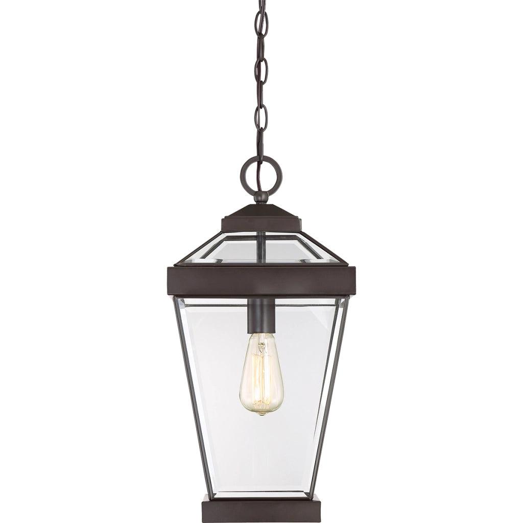 Lampada a sospensione esterna Quoizel Ravine bronzo E27