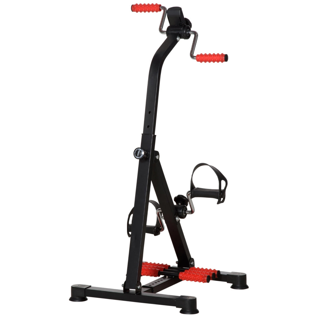 Bicicletta Ellittica per Riabilitazione ¨C Minimal ¨C Regolabile in Altezza e Larghezza, LCD, Nero