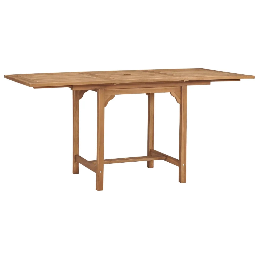 Tavolo da Giardino | Tavolino da esterno Estensibile (110-160)x80x75 cm Massello Teak