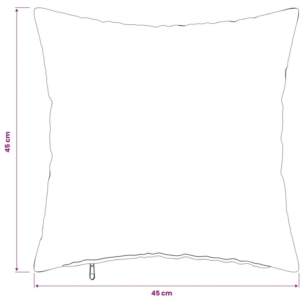 Federa 6 pcs HEERLEN Grigio Scuro 45 x 45 cm Bouclé 910433