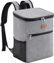 Zak da coperta portatile 24L impermeabile con isolamento termico colore grigio