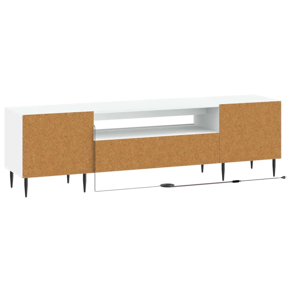 Mobile TV LED Bianco Legno ingegnerizzato 896905