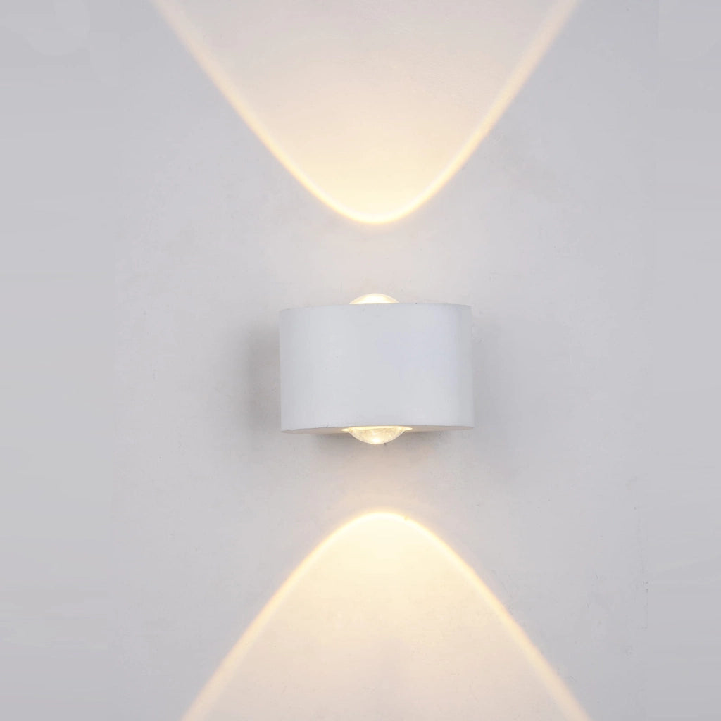 Applique esterna Italux Gilberto LED 2W 3000K bianca IP54