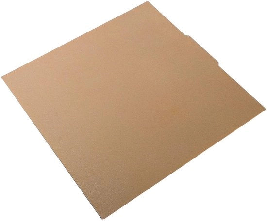 Piatto di costruzione 500x500mm - PEI doppio lato - Flessibile magnetico - Sostegno riscaldato - Resistente allo shock - Elevata aderenza - Piatto di stampa 3D