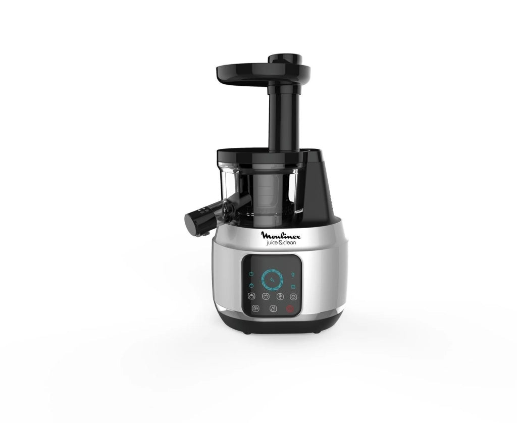 Moulinex ZU420E10 Juice and Clean Estrattore di succo a freddo 150 W 2 velocita' Touch Screen 0.8 L colore Alluminio Nero
