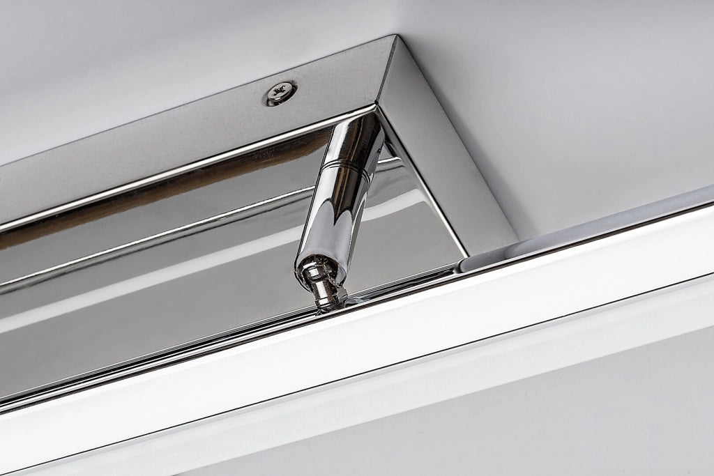 Applique bagno specchio LED 20W CCT dimmer IP44 cromata