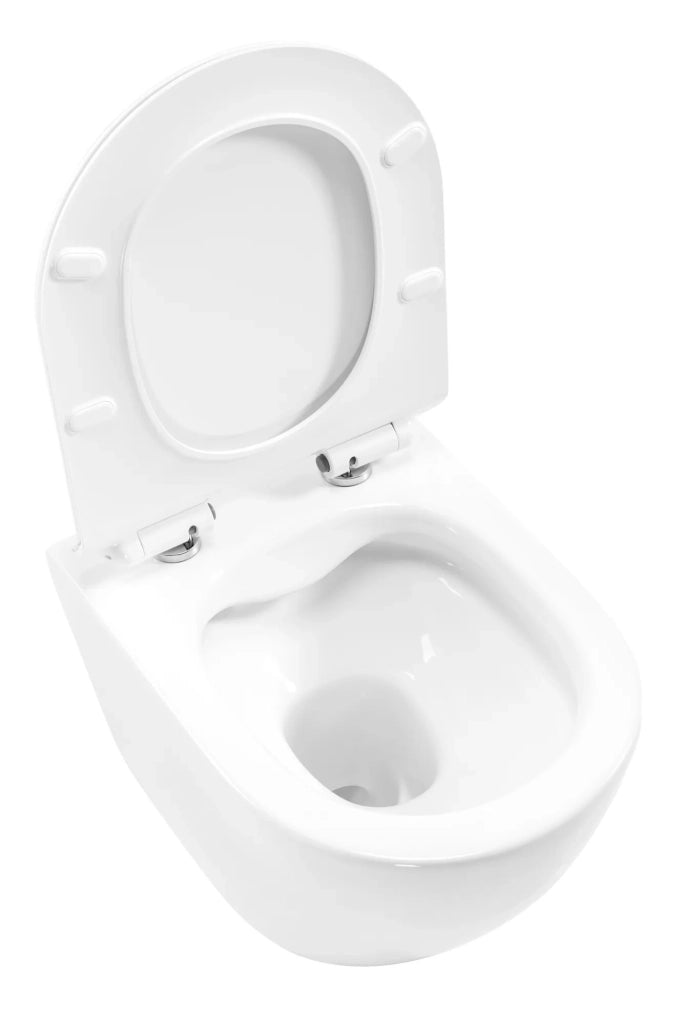 Set Wc Vaso + Bidet Carter Bianco Sospeso