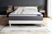Pacchetto letto completo - Materasso 200x200cm + Box spring con doghe (kit) + 2 cuscini + Piumino - ActiMemo Plus