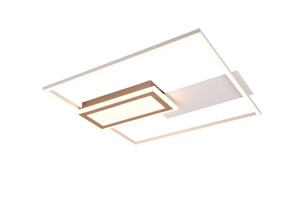 Lampada da soffitto LED geometrica SPIRO RL grigia 32W
