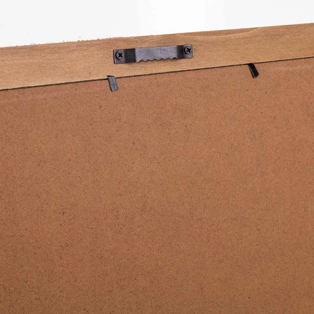 Cornice in legno e tessuto stampato