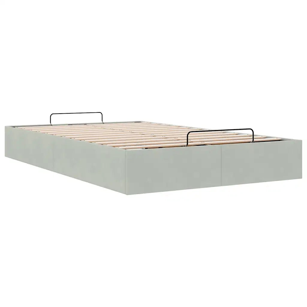 Struttura Letto Pouf Senza Materasso 120x190 cm Velluto 3310949