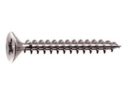 VITI PANEL-VIT TESTA SVASATA PIANA ACCIAIO CHROMITING- - ø mm.3,5x30 - 500 pezzi MUSTAD
