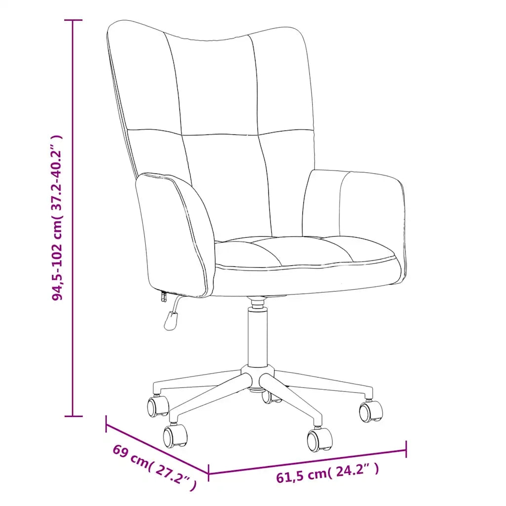 Sedia Relax Rosa in Velluto 328176