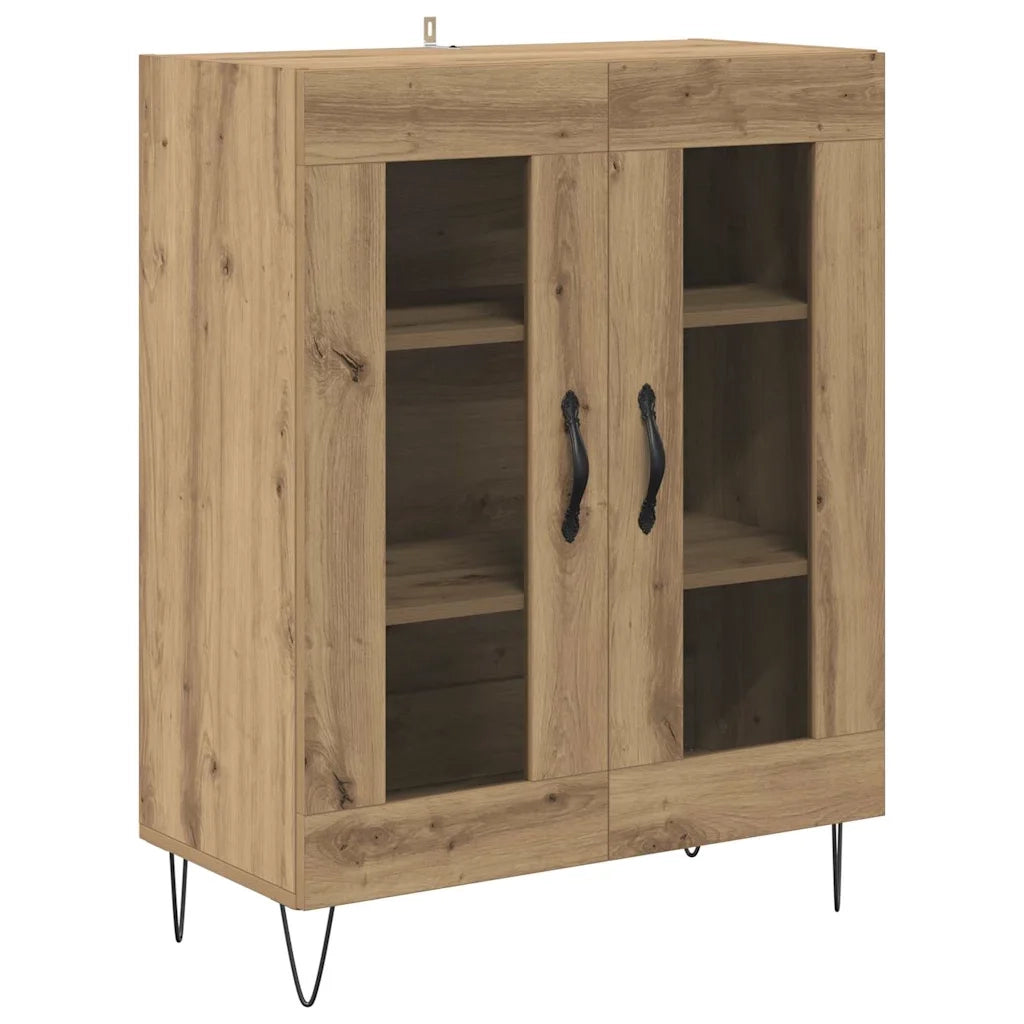 Credenza-Buffet-Armadio da cucina Rovere artigianale 69,5 x 34 x 90 cm Legno multistrato 225772