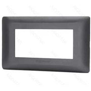 PLACCHETTA NERA 4 MODULI