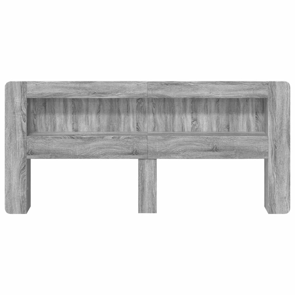 Testata del letto Grigio Sonoma Legno ingegnerizzato 8001306