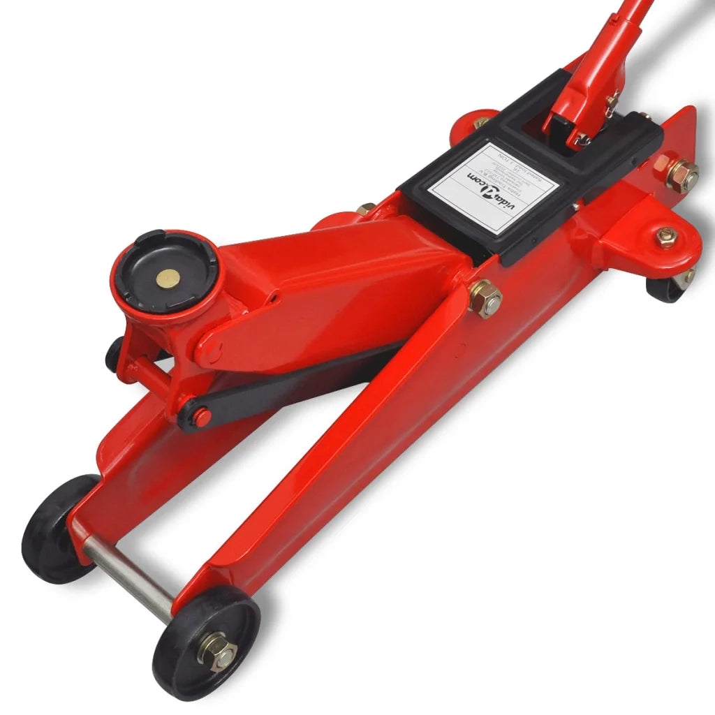 Sollevatore Idraulico da Pavimento 3 Tonnellate Rosso 210320