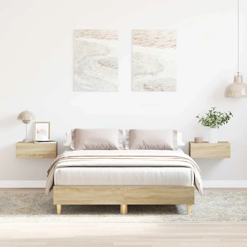 Giroletto senza Materasso Rovere Sonoma 120x200cm in Truciolato 861032
