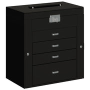 Portagioie a 5 Strati con Specchio Chiudibile a Specchio Nero CFW5344870