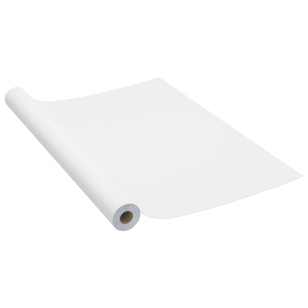 Pellicola Autoadesiva per Mobili Bianca 500x90 cm in PVC cod mxl 54514