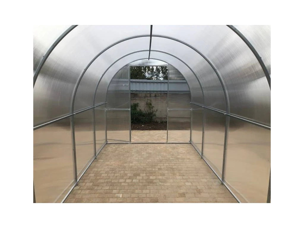 Serra da giardino MINI 2 x 6 m (12m²), 4 mm con rivestimento in policarbonato