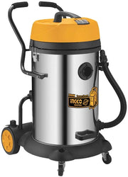 Bidone aspiratutto inox 75lt-2400w ingco