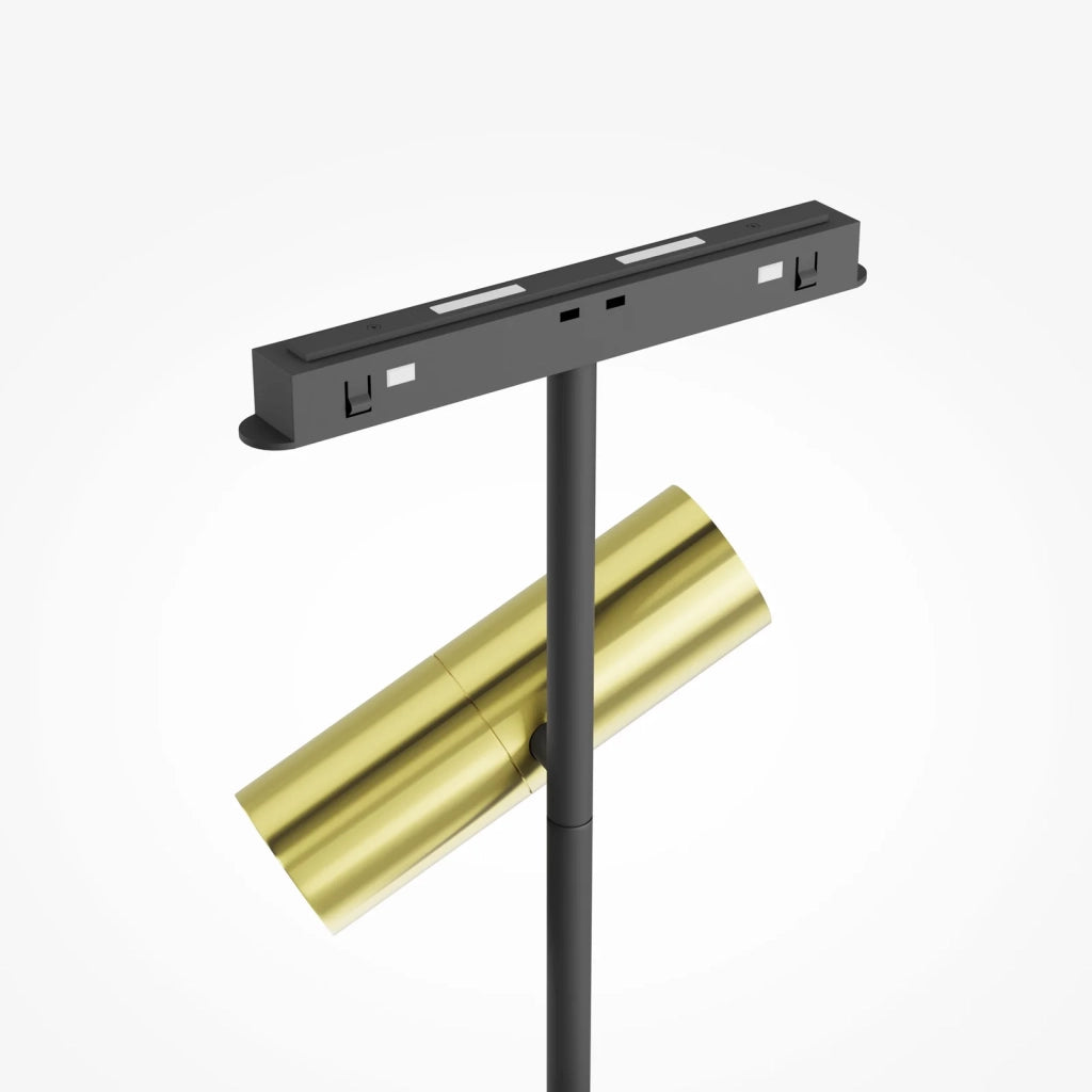 Maytoni Lampada Da Binario Moderna Exility Elti Duo 1 Luce LED Integrato Nero Alluminio