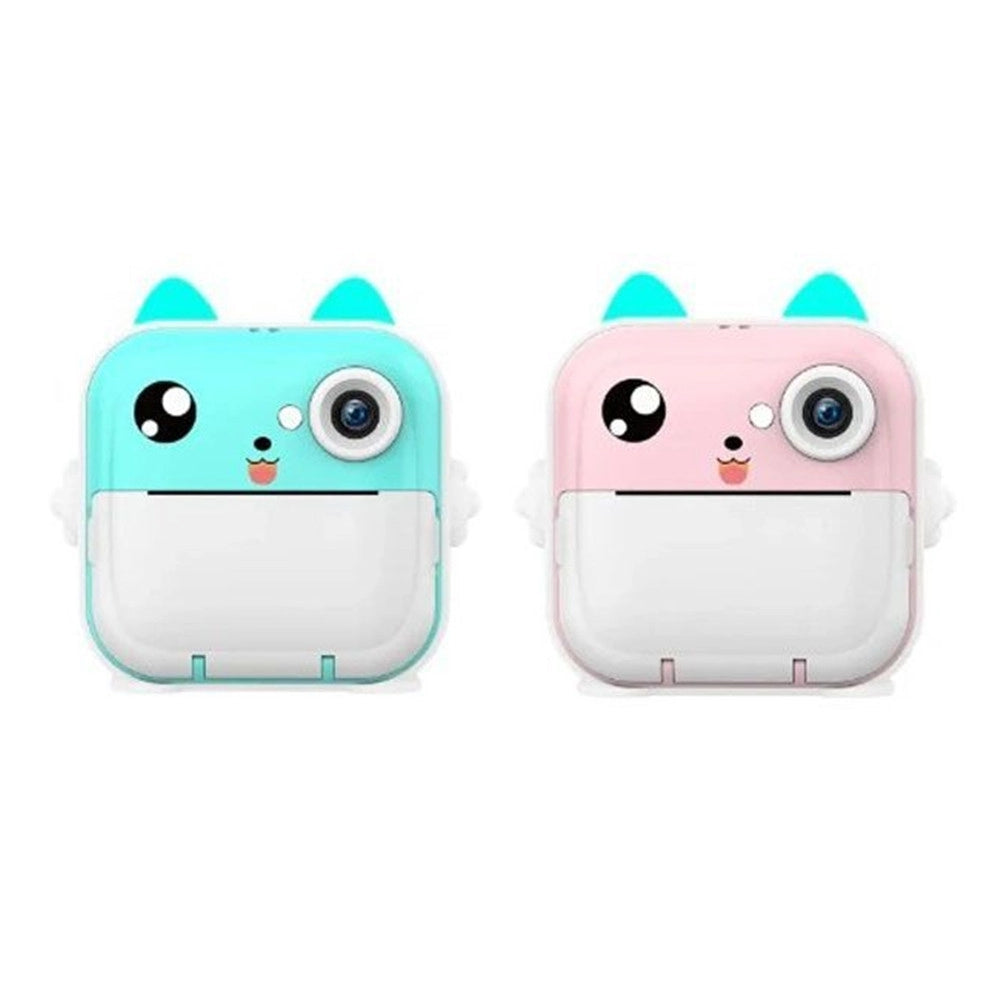 Trade Shop - Fotocamera Digitale Per Bambini Con Schermo Da 2,4" Per Stampa Termica Istantanea C6 -