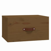 Comodino | Armadio da Notte | Mobiletto da notte a Muro ambra 40x29,5x22 cm