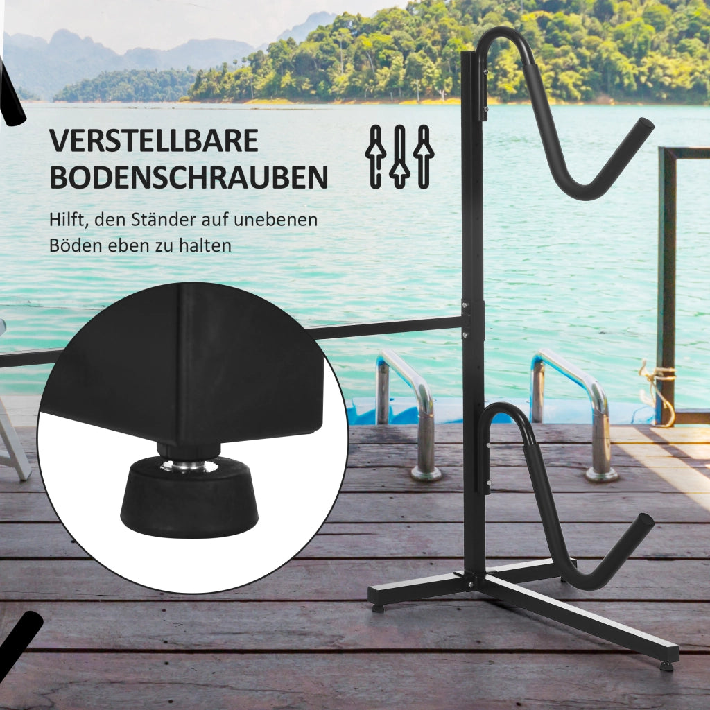 Supporto per 2 Kayak e Tavole da Surf ¨C Minimal ¨C Regolabile 144-180 cm
