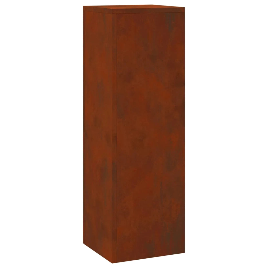 Supporto per piante | Sostegno per piante 2 pz Ruggine 24 x 24 x 75 cm