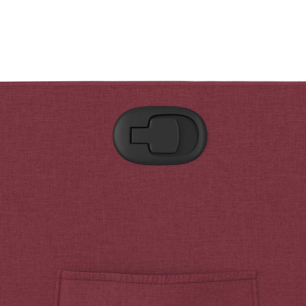 Poltrona Reclinabile in Tessuto Rosso Vino 374200