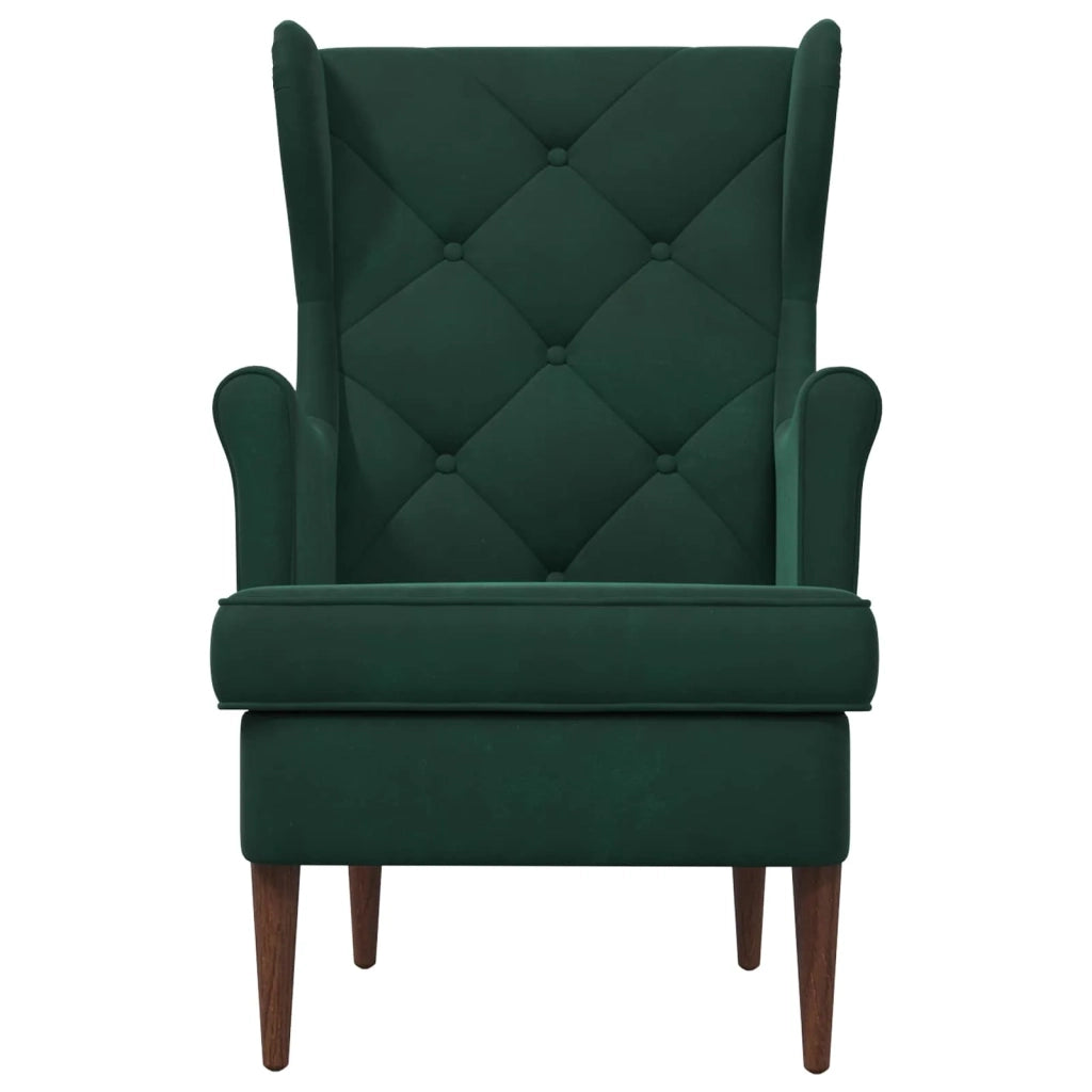 Poltrona Verde Scuro Velluto 42029909