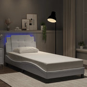 Giroletto con LED senza Materasso Zadar Bianco 90x200 cm