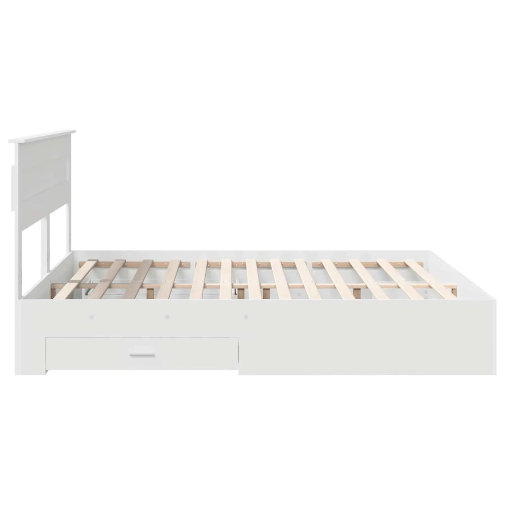 Struttura del letto Bianco 180 x 200 cm Legno multistrato 3409958