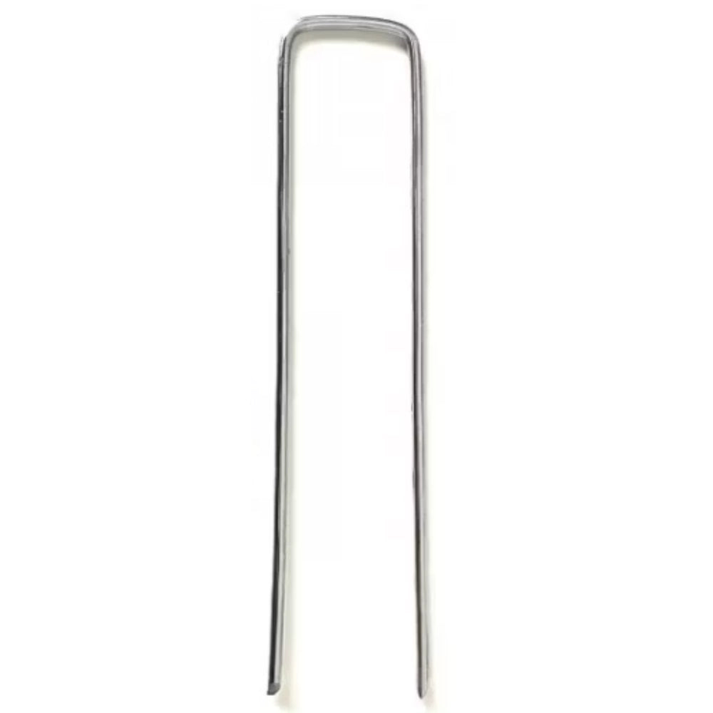 Picchetti fermaprato forma u 15 x 3 cm ancoraggio prato artificiale 20 pezzi