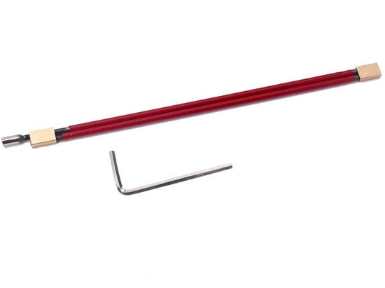Regolatore di Truss Rod 2-via regolabile - 460MM di lunghezza totale - 4MM di testa a tassello - facile da installare - per manico di chitarra acustica - controllo completo del collo