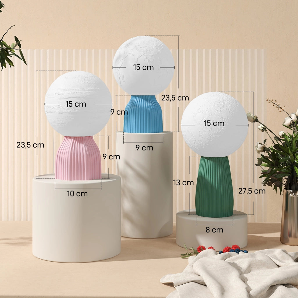 Lampada da Comodino 3D ¨C zephmum ¨C LED Bianco